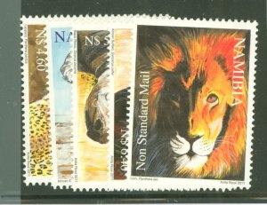 Namibia #1199-1203 Mint (NH) Single (Complete Set) (Animals)