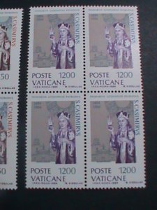 ​VATICAN 1984 SC#731-2 ST. CASIMIR OF LITHUANIA -MNH-BLOCK- SHIP TO WORLD WIDE
