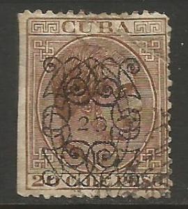 Cuba 117 MOG FAULTY ARANAS VERY SCARCE T157-3