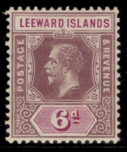 LEEWARD ISLANDS GV SG53, 6d dull & bright purple, M MINT.