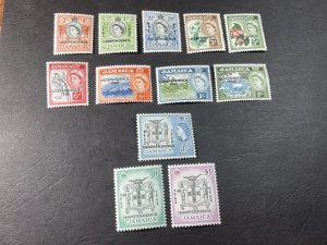 JAMAICA # 185-196-MINT/HINGED-----COMPLETE SET------1962