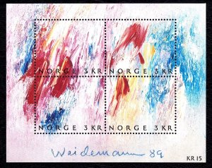 Norway 1989 Impression of the Countryside - Stampday MNH Miniature Sheet SC 947