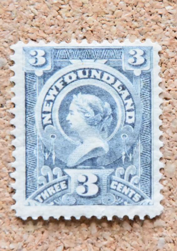  Newfoundland. Scott 60. Mint,Hinge Remnant. CV $30.00 