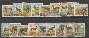 ANGOLA #362//81 USED MISSING #379 & 80