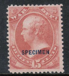 USA #O90s Mint Fine Specimen Overprint **With Certificate**