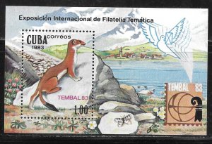 Cuba 2591 TEMBAL '83 Philatelic Exhibition s.s. MNH