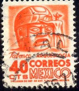 Stone Head, Tabasco, Mexico stamp SC#862 used