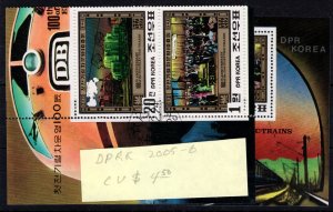 North Korea #2005-2006 MH - Stamp CAT VALUE $4.50