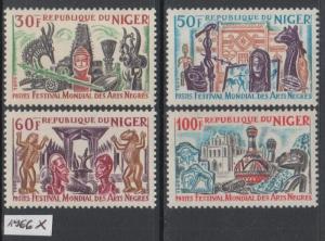 XG-Y840 NIGER IND - Handicrafts, 1966 World Black Arts Festival MNH Set