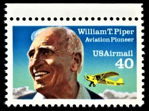 US C132 MNH VF 40 Cent William T. Piper Aviation Pioneer Re-Issue