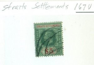 STRAITS SETTLEMENTS #167, Used, Scott $85.00