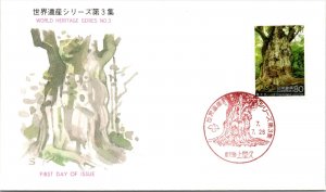 Japan FDC 7.2.28 - World Heritage Series #3 - F30672