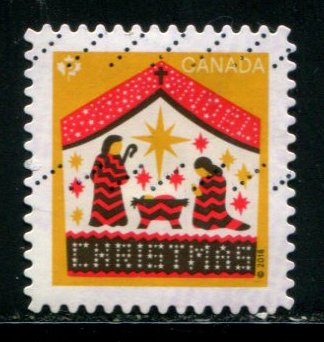 3133 Canada P Nativity Scene SA, used