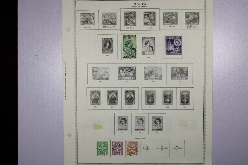 Malta Small Collection On Pages - E39