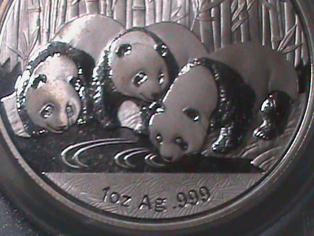 ​CHINA- 2013-LOVELY PANDAS -$10 SILVER DOLLARS-MS70-CERTIFIED BY PCGS -VF