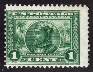 US Sc 397 Green 1¢ 1914 p.12 SLWm MNH Original Gum Pan Pacific Expo