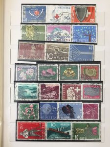 Switzerland 1940s/90 Charity + Sheets Used (120+Items) CP2353