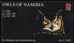 Namibia 1998 OWLS Scott #902a Booklet Mint Never Hinged