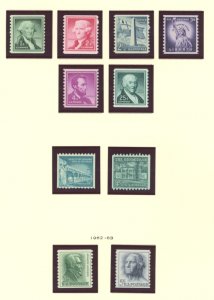 U.S. #SET/MIXED CONDITION 