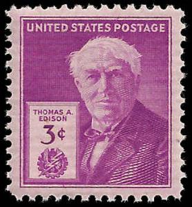 # 945 MINT NEVER HINGED THOMAS A. EDISON XF+