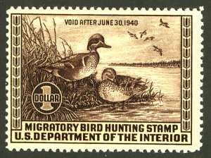 U.S. #RW6 MINT OG LH