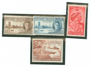 Pitcairn Islands #9-11/13 Unused Single (Complete Set)