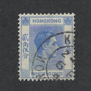 HONG KONG SC# 160 F-VF U 1938