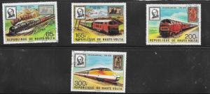 Burkina Faso #501-504 Rowland Hill  Stamps on Stamps (U) CV $7.50