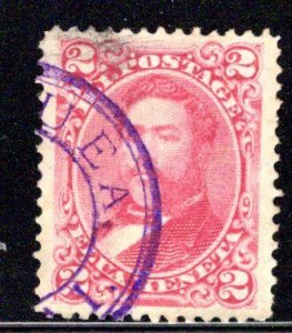 Hawaii #43, used,  part Kilauea 281.01 CDS (rarity 7)