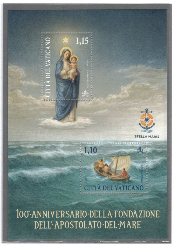 VATICAN CITY 2020 Apostleship of the Sea S/S; Scott 1747; MNH