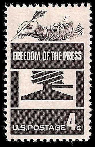 # 1119 MINT NEVER HINGED FREEDOM OF THE PRESS