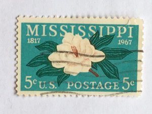 US – 1967 – Single “Statehood” Stamp – SC# 1337 – Used
