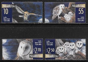 Niuafo'ou Scott #'s 234 - 237 MNH