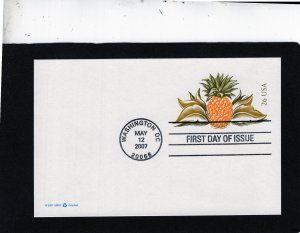 UX488 Pineapple, FDC postal card