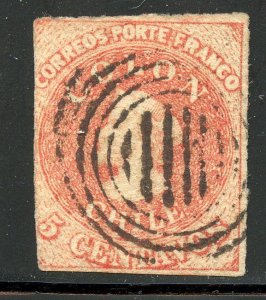 Chile # 9, Used.