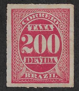 BRAZIL SC# J5  VF/MOG 1889