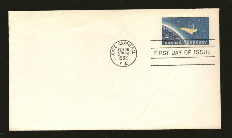 USA 1193 Project Mercury 1962 First Day Cover