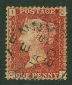 SG 43 1d rose-red plate 171. Very fine used with a CDS example