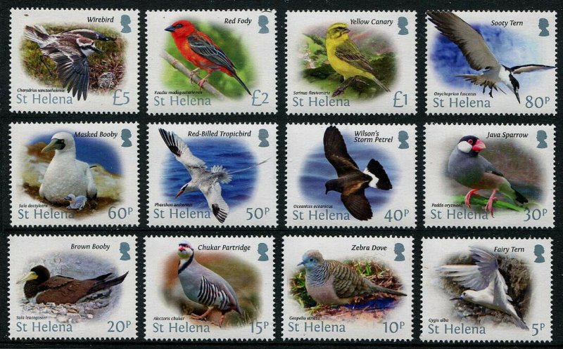 HERRICKSTAMP ST. HELENA Sc.# 1102-13 Birds 2015