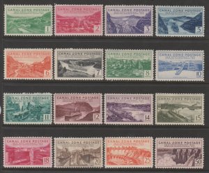 U.S. Scott Scott #120-135 Canal Zone Stamp - Mint Set