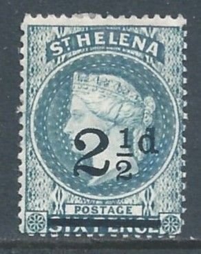 St. Helena #47 Mint No Gum 6p Queen Victoria Wmk. 2 - Surcharged