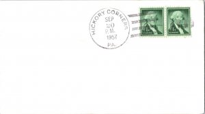 United States Pennsylvania Hickory Corners 1957 4f-bar  1858-1957  Philatelic.