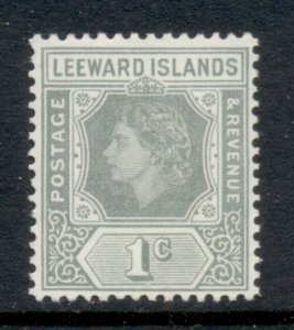 Leeward is 1954 QEII Portrait 1c MLH