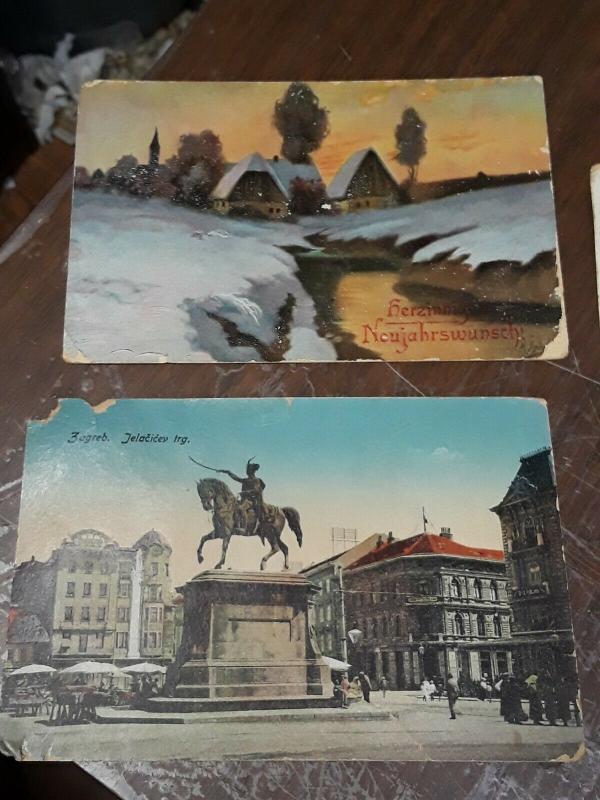 World Early Used Post Cards