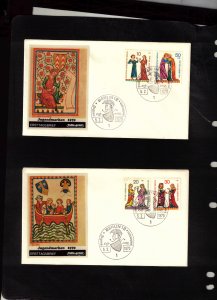 Germany BERLIN FDC Mi 354-357 Minnesanger