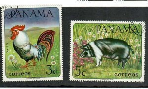 Panama; Scott 475-475C, C356; 1967; Precanceled; NH
