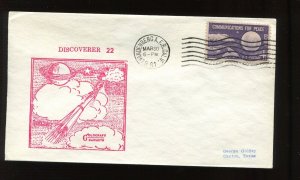 MARCH 30 1961 DISCOVERER 22 GOLDCRAFT  COVER (LV 1018)