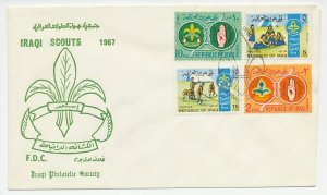 Cover / Postmark Iraq 1967 Scouts