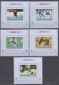 1971 Ajman 762/Bb-767/Bb Lux(-765) 1972 Olympic Games in Sapporo 20,00 €