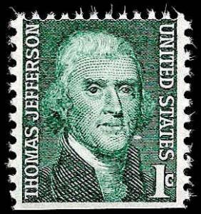# 1278 MINT NEVER HINGED THOMAS JEFFERSON
